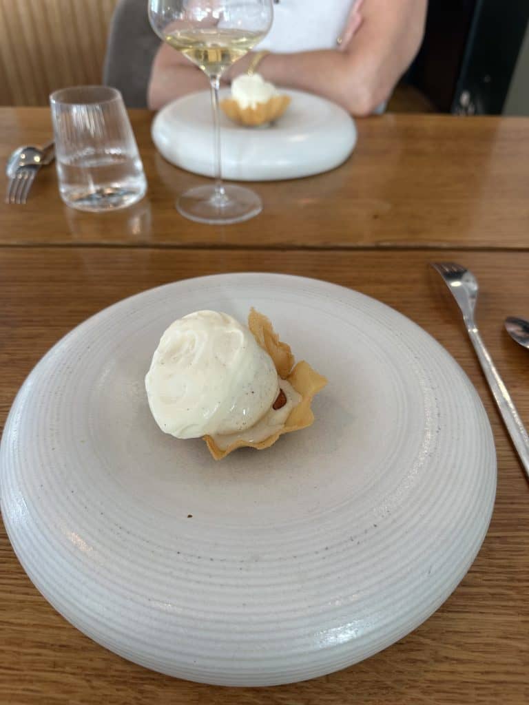 Riz au lait du menu Symbiose chez Anona à Paris